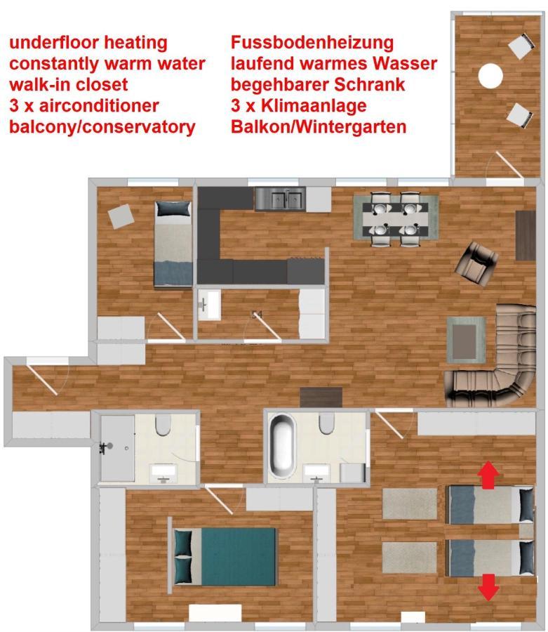 Swiss Central Luxury Apartment 132M2 SJJ Eksteriør bilde